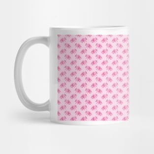 Pink Albino Axolotl Pattern Mug